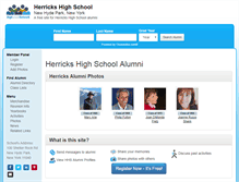 Tablet Screenshot of herrickshighschool.org